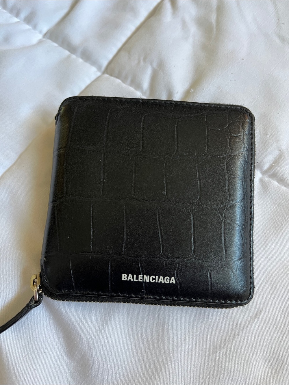 Balenciaga leather wallet